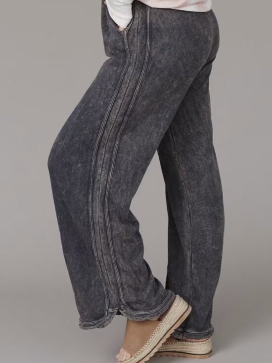 Three Bird Nest Pants - Three Bird Nest Charcoal So Comfy Sweat Pants